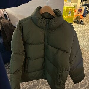 Puffer jacket! Men’s size large: beautiful coco color